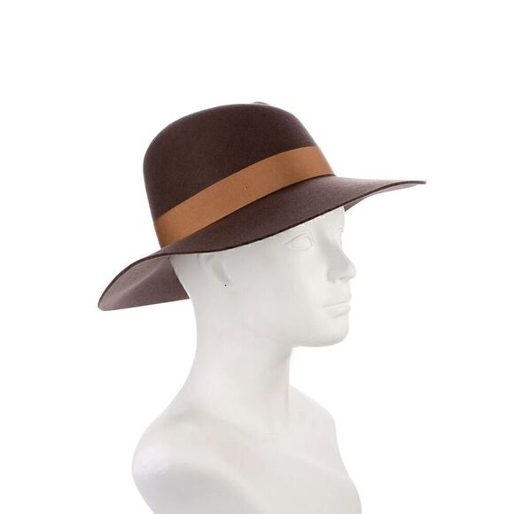 rag & bone Solid Grosgrain Trim Brim Bucket Hat Unisex Medium Ribbon Fitted